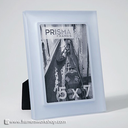 Perla Sanded Sky Prisma Photo Desk Frames