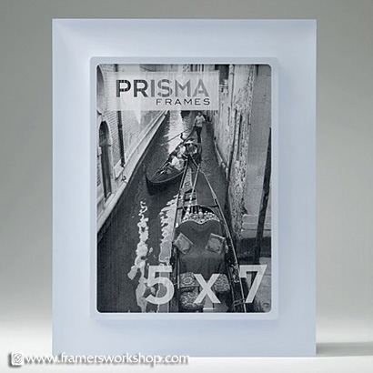 Perla Sanded Sky Prisma Photo Desk Frames