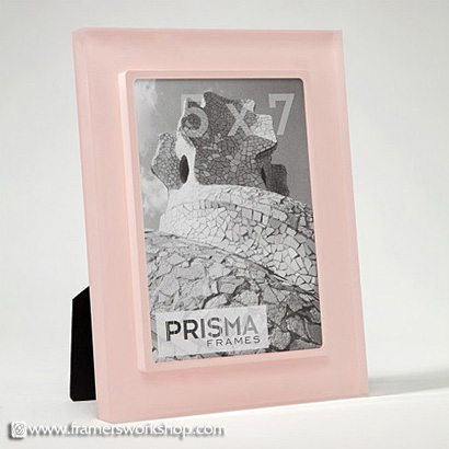 Prisma Photo Desk Frames: Premio (Clear) Pink