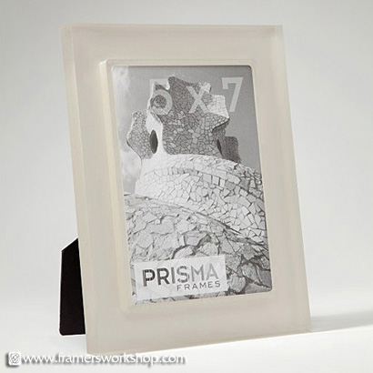 Prisma Photo Desk Frames: Premio (Clear) Silver Metalic