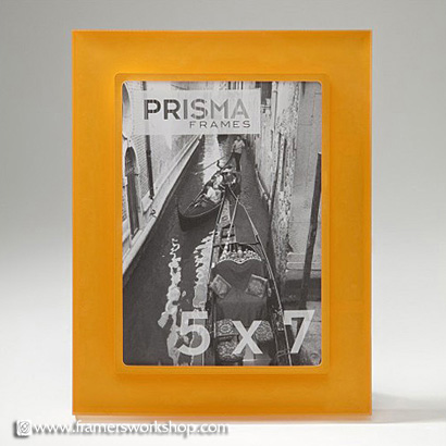 Prisma Photo Desk Frames: Premio (Clear) Tangerine