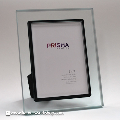 Premio Sea (Clear Transparent) Black Lip Prisma Photo Frame