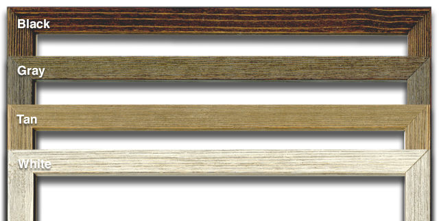 Narrow Rustic Wood Frames